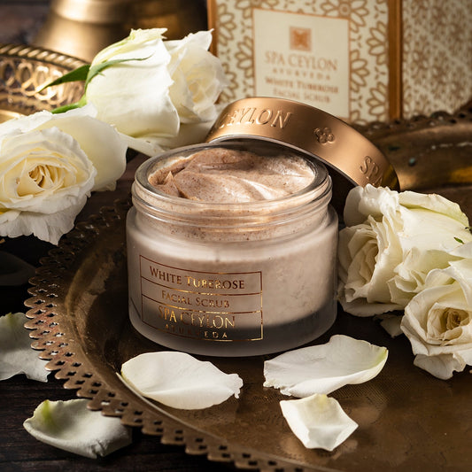White Tuberose - Facial Scrub 100g - Spa Ceylon Sri Lanka