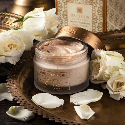 White Tuberose - Facial Scrub 100g - Spa Ceylon Sri Lanka