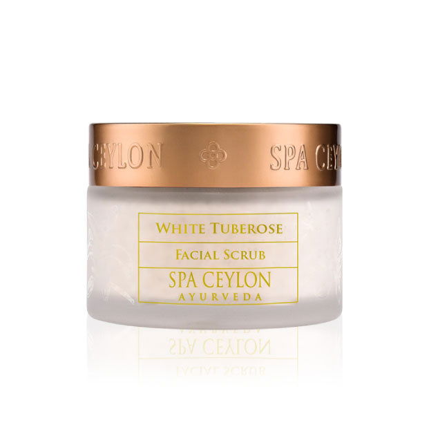 White Tuberose - Facial Scrub 100g - Spa Ceylon Sri Lanka