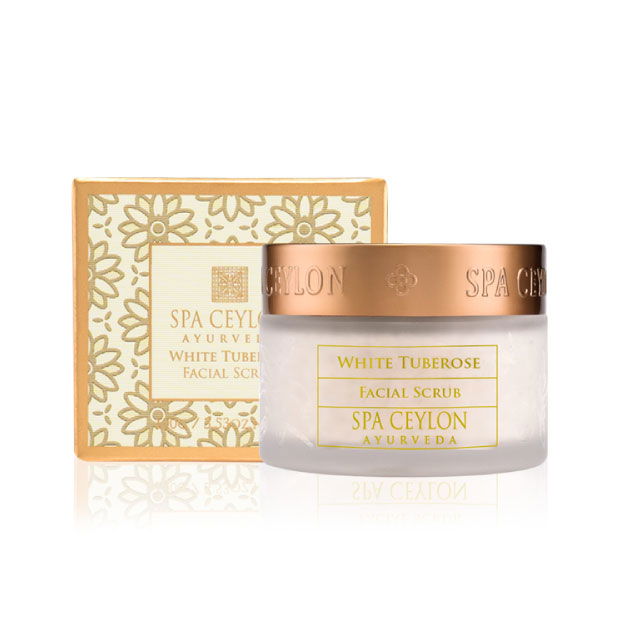 White Tuberose - Facial Scrub 100g - Spa Ceylon Sri Lanka