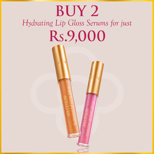 Any 2 Hydrating Lip Gloss Serums – LKR 9,000