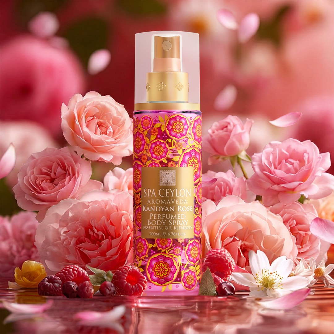 Kandyan Rose - Perfumed Body Spray 200ml – Spa Ceylon Sri Lanka